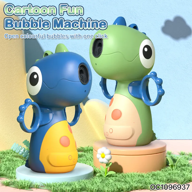 Children New Mode Summer Electronics Item China Bubble Water Dinosaur Bubble Gun Machine Other Outdoor Toys Gun