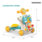 New 4 in 1 Multifunction Push Musical Wholesale Designed Educational Infant Standing Baby Walkers Toy