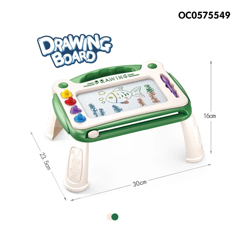 Wholesale Children's Learning Magnetic Drawing Writing Desk Table Popular DIY Toy Board for Kids