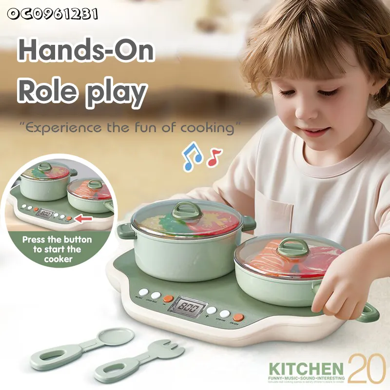 Wholesale Children's Pretend Role Play Funny Children's Plastic Kitchen Tool Food Toys