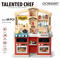 Kids Wholesale Big Pretend Plastic Children House Play Spray Kitchen Set for Girls with Music Light