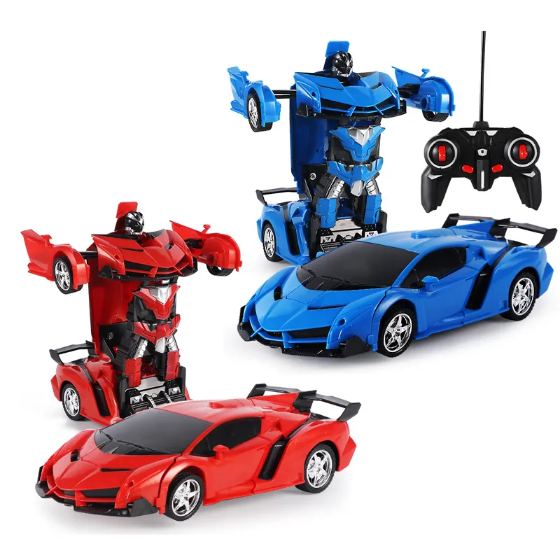 Wholesale Deformation Robot Car Model Display 1: 18 Scale Model Wheel RC Remote Control Car for Kids