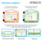 Kids Children Intelligent Magnetic Educational DIY Wholesale Magnetic Writing Drawing Board