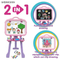 Montessori Creative Double Sided Drawing Board Whiteboard and Chalkboard Kids Children Educative Toys