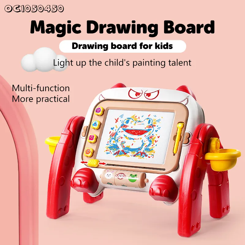 Montessori Educational and Interactive Children Kids Erasable Amazing Toys Wholesale Magnetic Drawing and Writing Board for Children