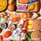 Wholesale 101 Pieces Felt Kitchens Plastic Pretend Play Food Educational Toy Gift Set for Kids