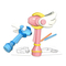 Wholesale Electric Spray Color Printing Pen Popular DIY Graffiti Drawing Tools Toys for Kids