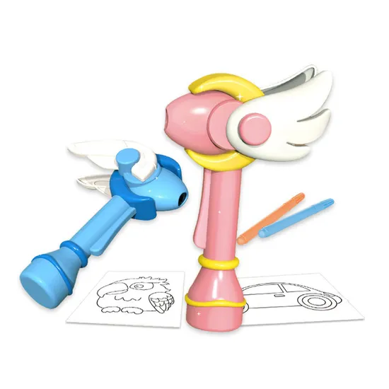 Wholesale Electric Spray Color Printing Pen Popular DIY Graffiti Drawing Tools Toys for Kids