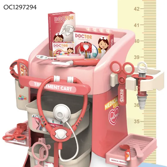 Children Role Play Kits Toys Hospital Play Montessori Kids Creative Interactive Doctor Set for 4 Year Olds