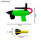 Promotional Toys Interactive Kids Shooting Game Manual Plastic Large Fun Indoor Play Toys Catapult Soft Bullets Gun