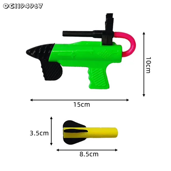Promotional Toys Interactive Kids Shooting Game Manual Plastic Large Fun Indoor Play Toys Catapult Soft Bullets Gun