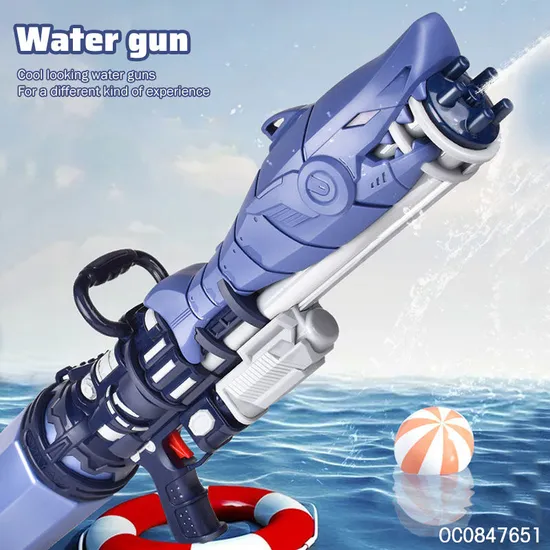 Long Range Powerful Shark Shape Water Gun with Large Space and New Design
