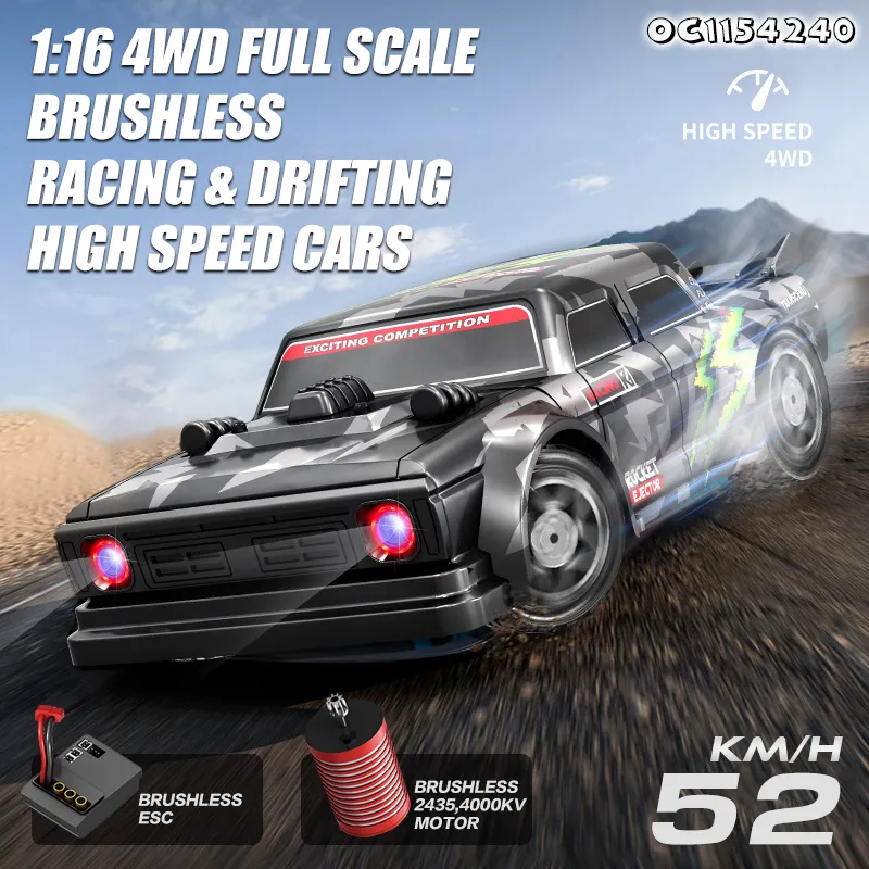 Wholesale Good Quality Four Wheel Drive 1: 16 High Speed Scale Model RC Racing Cars