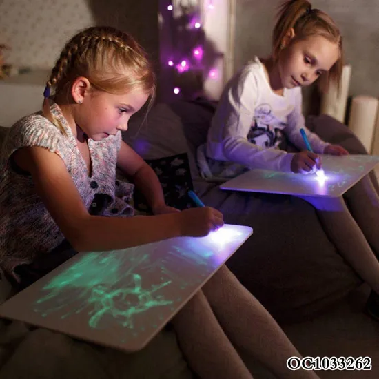 Montesorri Educational Luminous LED Drawing Copy Board Educative Creative Kids Wholesale Educational Toys to Draw