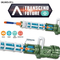 Soft Foam Balls Gun Toys Soft Bullet Air Shooting for Boys Powerful Gun with Target