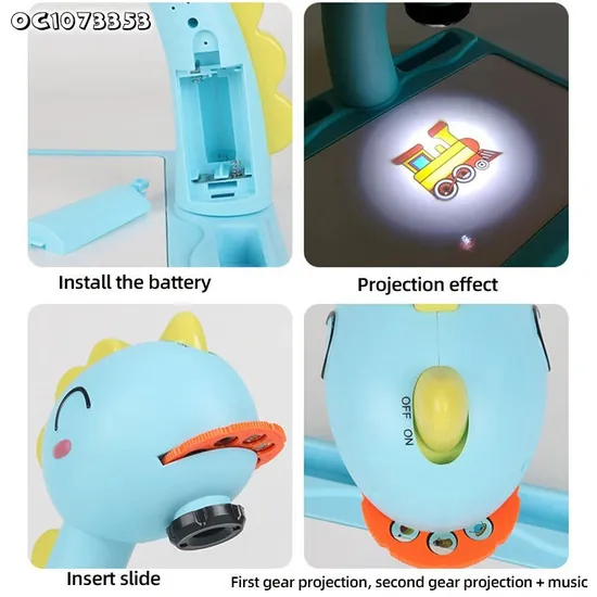 Plastic Light Giraffe Drawing Smart Electriclearning Drawing Montessori Educational Toys for Kids