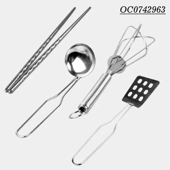 Wholesale Mini Pretend Miniature Real Cooking Steel Kitchen Toys for Kids