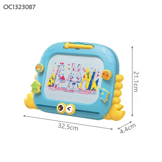 Montessori Educational Animal Themes Toys Recycled Plastic Cartoon Toys Wholesale Magnetic Drawing Board for Kids