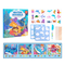 Wholesale Sea Animal Handmade Stickers Books Shapes and Colors Early Educational Water Doodle Creative Book Toys for Kids