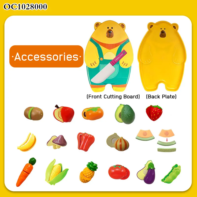 Wholesale Educational Playing Pretend Simulation Tool Cutting Fruit Children's Plastic Kitchen Plastic Toy for Kids
