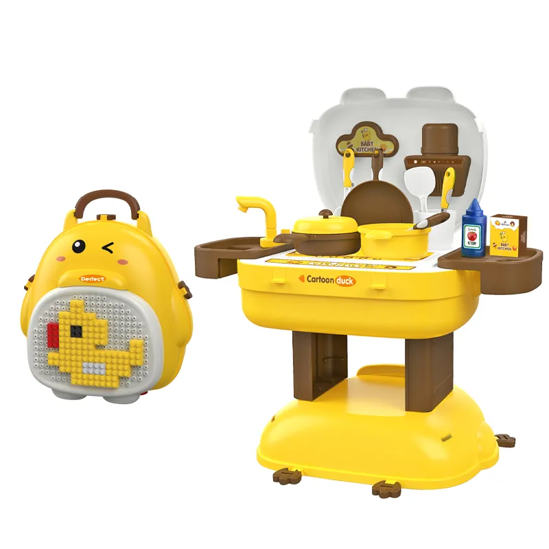 Wholesale Kids Miniature Pretend Mini Kitchen Children's Plastic Tool Plastic Cooking Pretend Play Food Toys