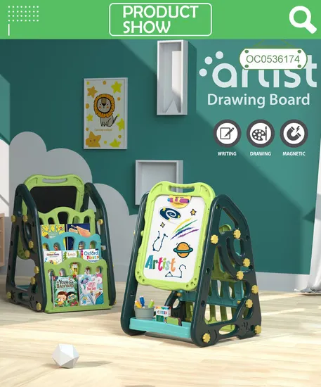 Wholesale Montessori Double Sided Magnetic Writing and Drawing Kids Learning Toys Board