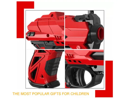 Hot Selling Educational Toys PP Plastic Air Shooting Sniper Gun Soft Bullet Gun