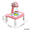Montessori Children LED Light Projector Painting Art Desk Table Wholesale Magnetic Drawing Board