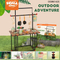Wholesale Pretend Play Outdoor Explore Set Camping Kids Children's Plastic Kitchen Simulation Vegetable Fruit Food Cooking Toy