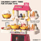 Wholesale Play Pretend Kitchen Cooking Pink Plastic Kitchen Toys Gift Set for Kids