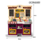 Plastic Cabinet Pretend Home Children House Kitchen Toys Play Set for Kids