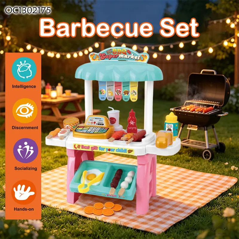Wholesale Pretend Educational Play Children's Plastic Kitchen Miniature Simulated Dollhouse Toy for Kids
