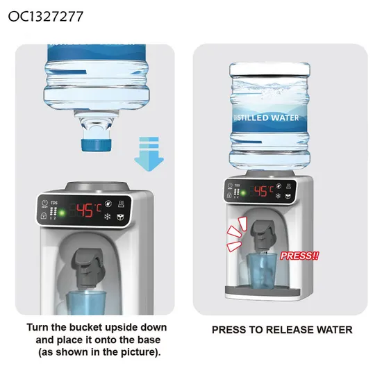 Wholesale Best Small Household Appliances Mini Water Dispenser Children's Plastic Kitchen Simulation Tool Toys for Baby with Spray Function