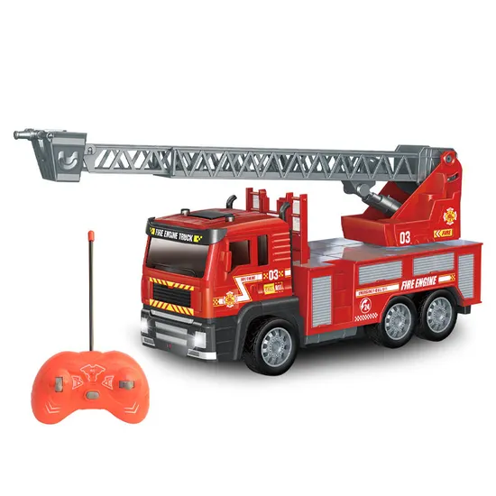 Wholesale Plastic City Rescue Remote Control Mini Fire Fighting Truck Car Toys