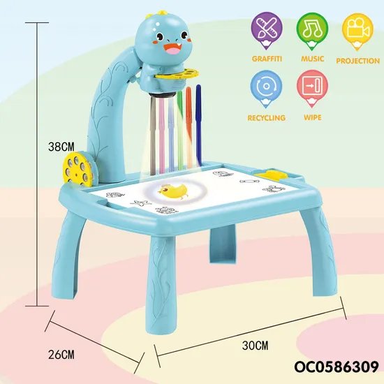 Table Toy Erasable Education Children LED Drawing Montessori Educational Board Toy
