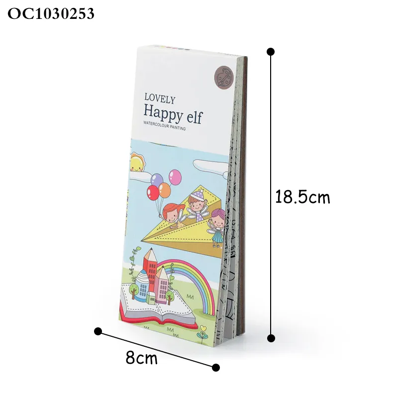 Wholesale Cartoon Education Children Art Watercolor Painting Drawing Paper Book Coloring Book for Kids