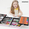 Wholesale Montessori 145 Pieces Crayons Oil Painting Pigments Brush Wholesale Kids Stationery Art Set Gift Creative Toy