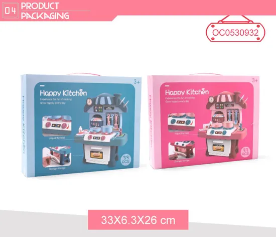 Plastic Pretend Cooking Toys Plastic Children House Play Mini Kitchen Set for Girls