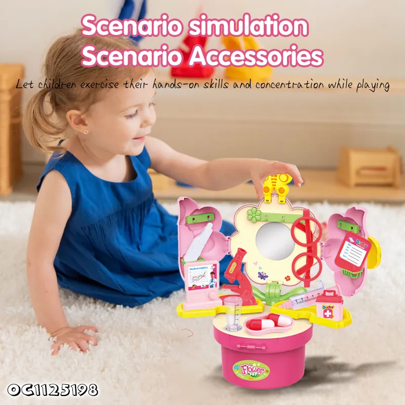 Wholesale Educational New Design Plastic Pretend Montessori Kids Doctor Hospital Play Set Toys