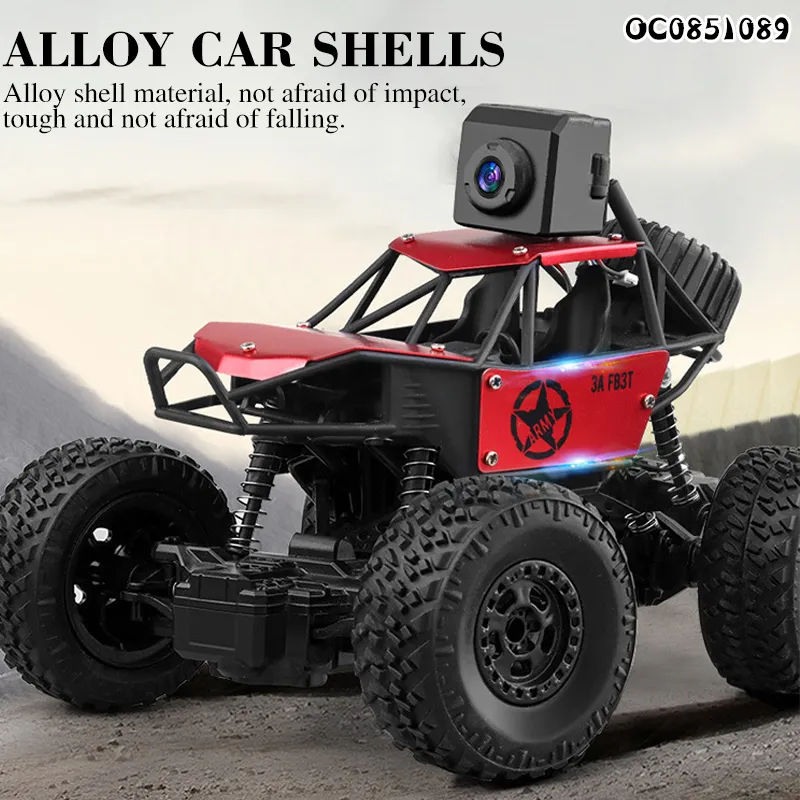 Wholesale Electronic Toys Remote Control Alloy off Road RC Model Car with Camerawifi