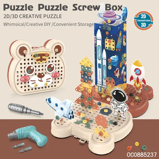 Wholesale Montessori Educational Plastic Building Block Popular DIY Toys