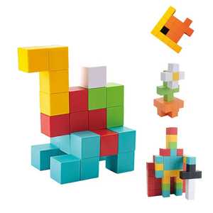 Wholesale Montessori Popular DIY 80PCS Magnetic Educational Building Blocks Toy