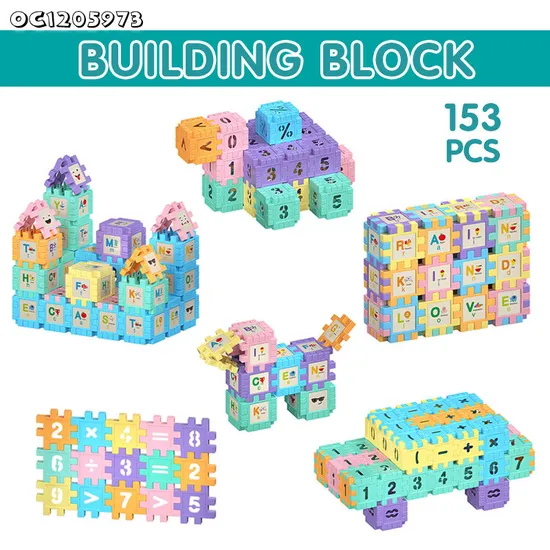 Wholesale Educational Montessori Learning Building House Model Blocks Toys Kid