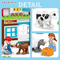 Wholesale DIY Cartoon Model Educational Animal Children's Blocks Model Building Toys Set for Kids