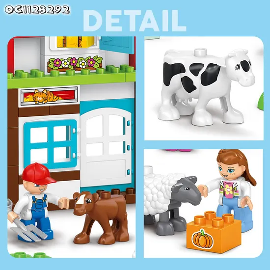 Wholesale DIY Cartoon Model Educational Animal Children's Blocks Model Building Toys Set for Kids