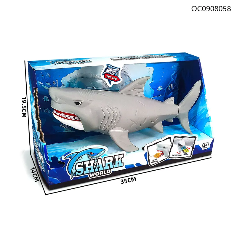 Wholesale Fishing Animal Play Cute PVC Swimming Toy Fish Educational Toys for Kids