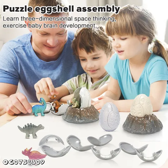 Wholesale Cute Plastic Dinosaur Egg Decoration Small Simulation Dinosaur Electric Walking Dinosaur Toys Light up Game with Sound