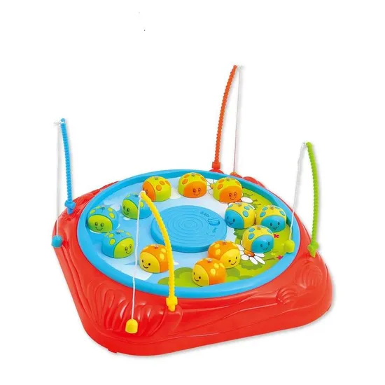Wholesale Montessori Fishing 17PCS Electric Magnetic Fishing Game Summer Toys for Kids