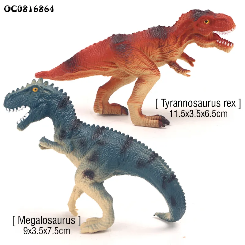 Wholesale Custom Solid Plastic Dinosaur Toy PVC Models Toy for Kids