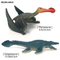 Wholesale Custom Solid Plastic Dinosaur Toy PVC Models Toy for Kids